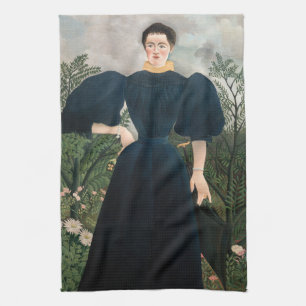 Henri Rousseau - Porträtt från Madame M. Kökshandduk