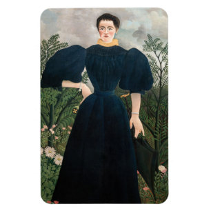 Henri Rousseau - Porträtt från Madame M. Magnet