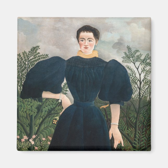 Henri Rousseau - Porträtt från Madame M. Magnet (Framsidan)