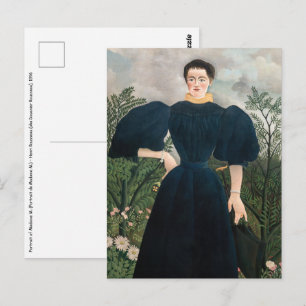 Henri Rousseau - Porträtt från Madame M. Vykort