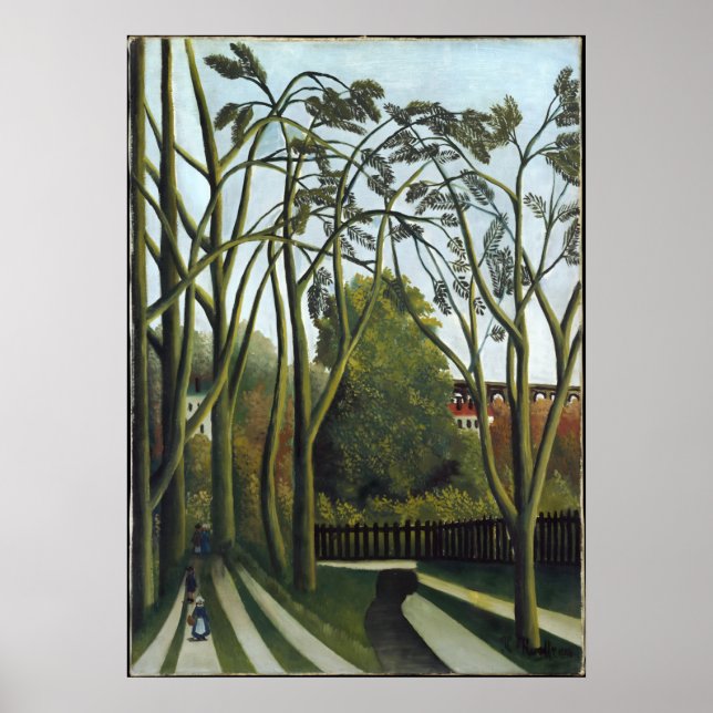 Henri Rousseau - Rendezvous i skogen Poster (Framsidan)
