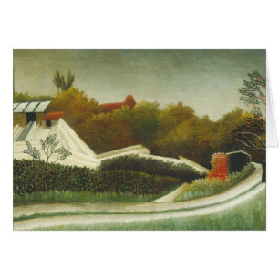 Henri Rousseau - Sawmill, utkanten av Paris Hälsningskort