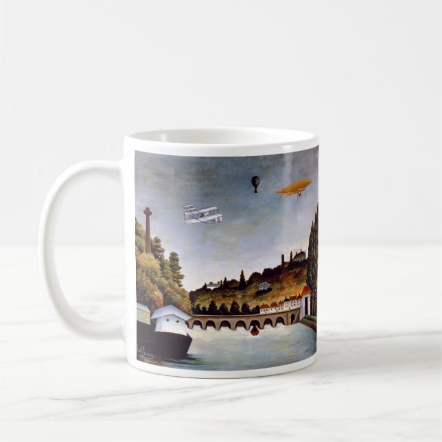 Henri Rousseau - Sevres bridge & backe i Clamart Kaffemugg (Vänster)