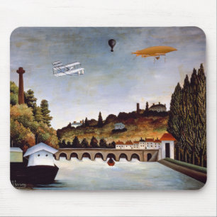 Henri Rousseau - Sevres bridge & backe i Clamart Musmatta