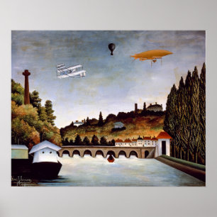 Henri Rousseau - Sevresbron & Clamartbackarna Poster