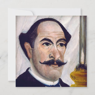 Henri Rousseau - Självporträtt Tack Kort