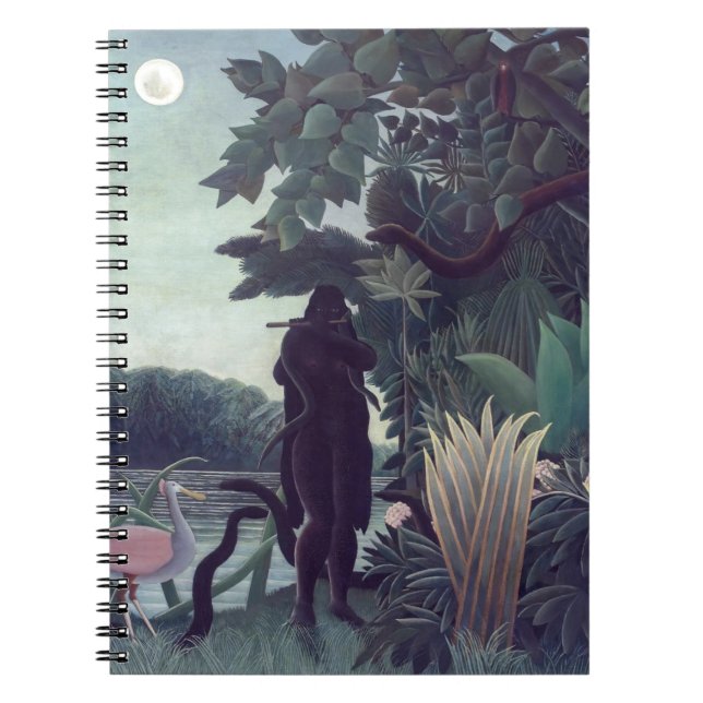 Henri Rousseau - Snake Charmer Anteckningsbok (Framsidan)
