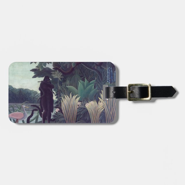 Henri Rousseau - Snake Charmer Bagagebricka (Horisontell Framsida)