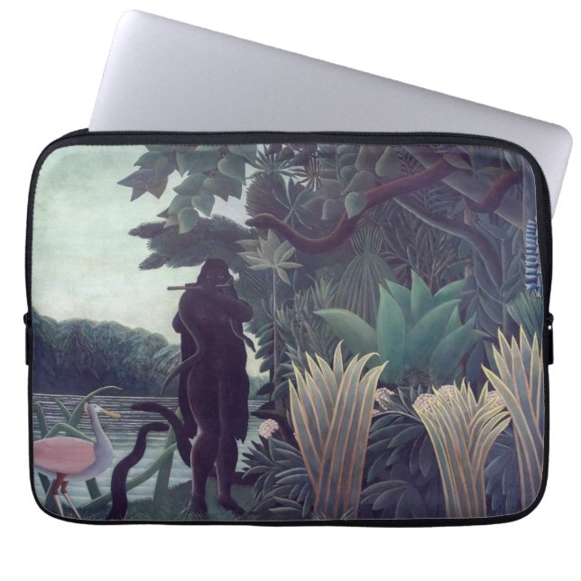 Henri Rousseau - Snake Charmer Laptop Fodral (Framsidan)