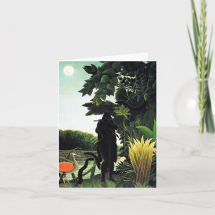 Henri Rousseau Snake Charmer Note Card Kort