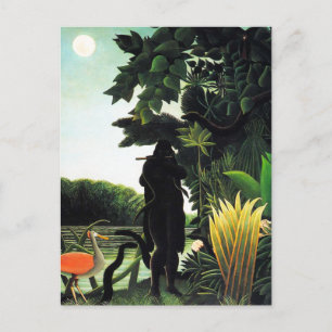 Henri Rousseau Snake Charmer Postcard Vykort