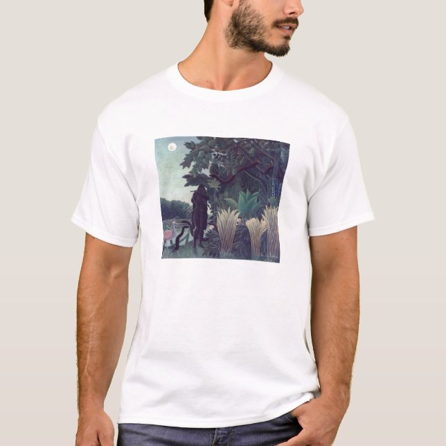 Henri Rousseau - Snake Charmer T Shirt (Framsida)