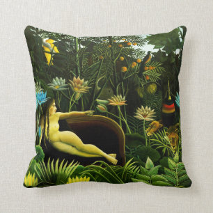 Henri Rousseau som drömmen kudder Kudde