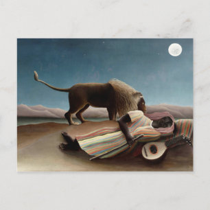 HENRI ROUSSEAU - Sömnzigenaren 1897 Vykort