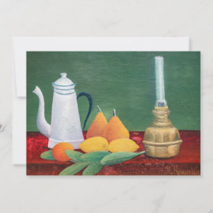Henri Rousseau - Stilleben med kaffekanna Tack Kort
