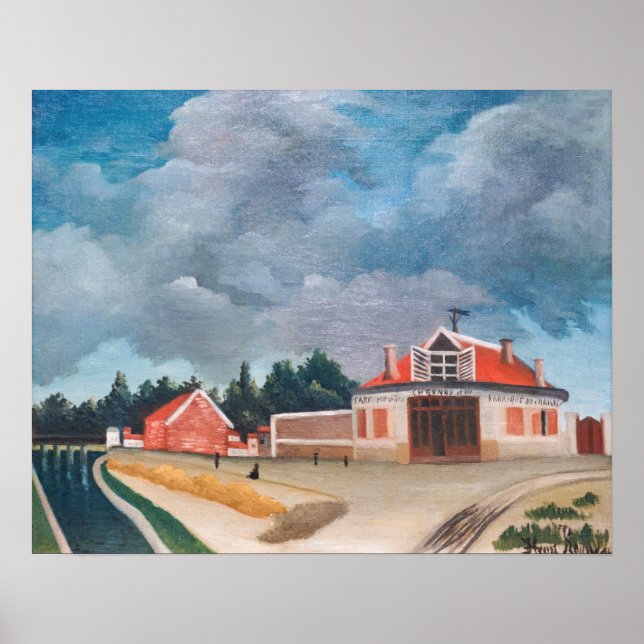 Henri Rousseau - Stolfabriken Poster (Framsidan)