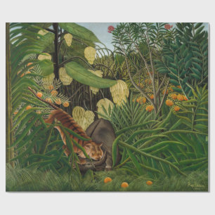 Henri Rousseau - Strid mellan Tiger och Buffalo Presentpapper