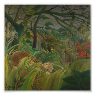 Henri Rousseau - Surprisad Fototryck