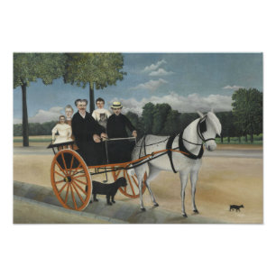 Henri Rousseau - The Carriage of Fr. Junier Fototryck