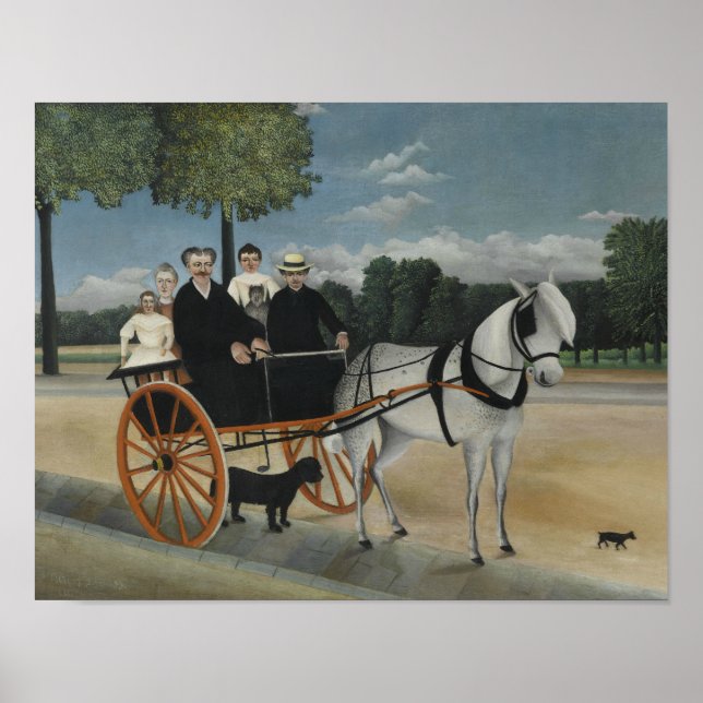 Henri Rousseau - The Carriage of Fr. Junier Poster (Framsidan)