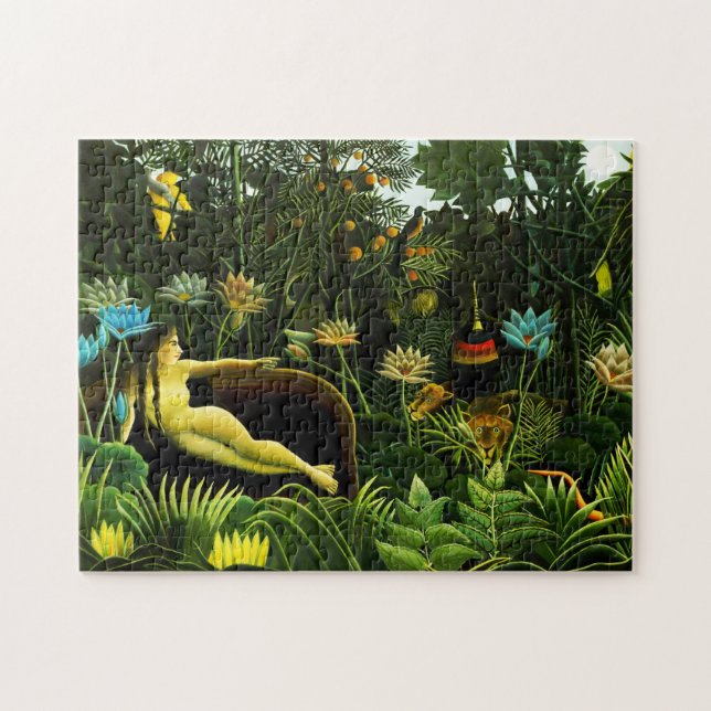 Henri Rousseau the Dream Puzzle Pussel (Horisontell)