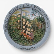 Henri Rousseau Tiger & Bull Party Items Collection