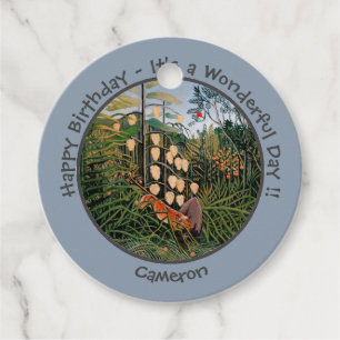 Henri Rousseau Tiger & Bull Party Items Collection Gåvor Etiketter