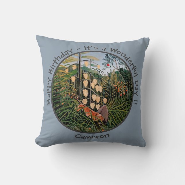 Henri Rousseau Tiger & Bull Party Items Collection Kudde (Framsida)