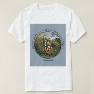 Henri Rousseau Tiger & Bull Party Items Collection T Shirt