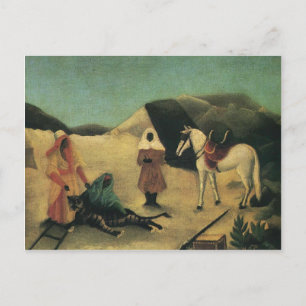 Henri Rousseau- Tiger Hunt Vykort