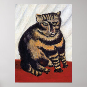 Henri Rousseau - Tigerkatten ( Le Chatta Tigre ) Poster