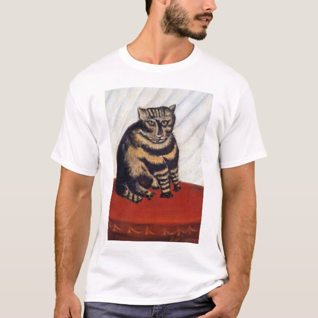 Henri Rousseau - Tigerkatten ( Le Chatta Tigre ) Tee Shirt (Framsida)