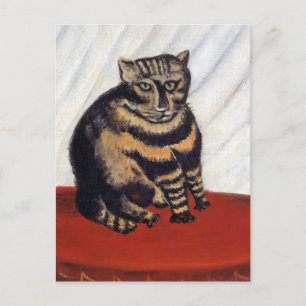 Henri Rousseau - Tigern kattrasen ( Le Chat Tigre Vykort