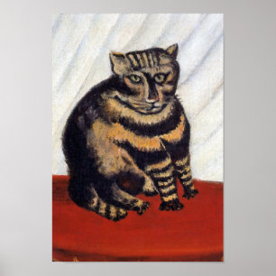 Henri Rousseau - Tigernkatten ( Le Chat Tigre ) Poster