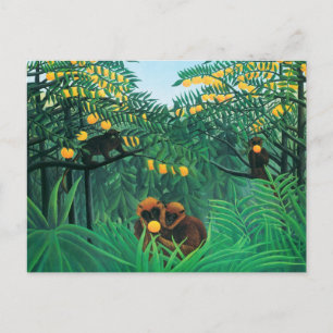 Henri Rousseau Tropikarna Postcard Vykort