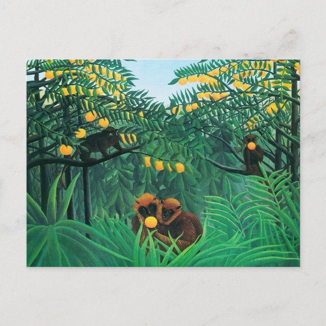 Henri Rousseau Tropikarna Postcard Vykort (Framsida)