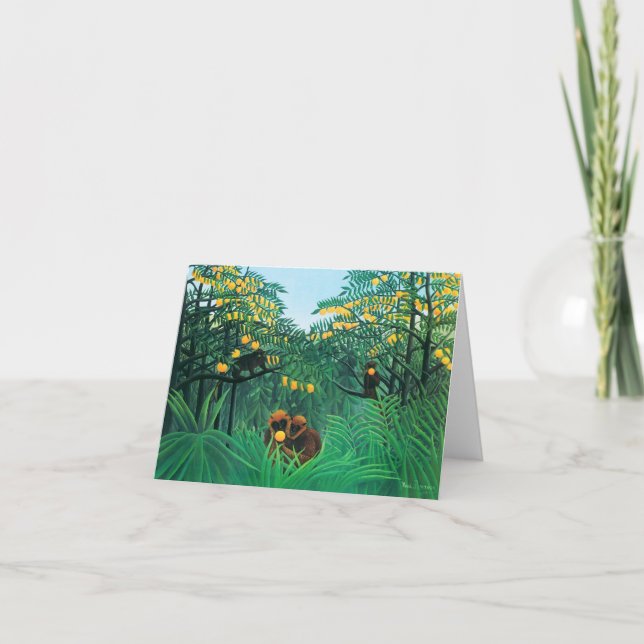 Henri Rousseau tropikernan Kort (Framsida)