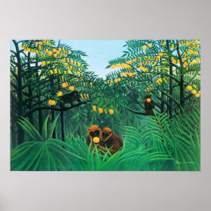 Henri Rousseau Tropikernorna Poster