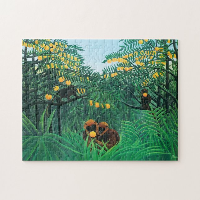 Henri Rousseau Tropikernorna Puzzle Pussel (Horisontell)