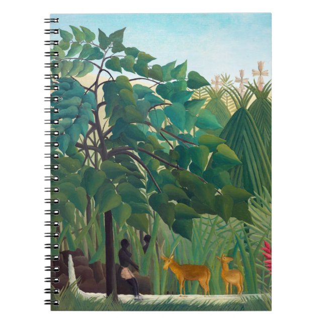 Henri Rousseau - vattenfallet Anteckningsbok (Framsidan)