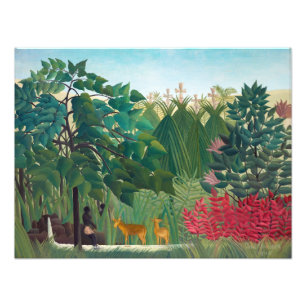 Henri Rousseau - vattenfallet Fototryck