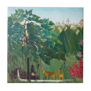 Henri Rousseau - vattenfallet Kakelplatta