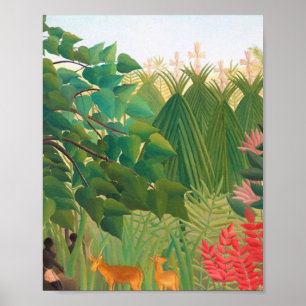 Henri Rousseau - vattenfallet Poster