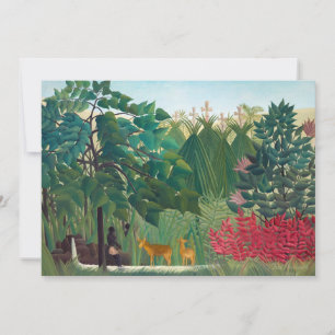 Henri Rousseau - vattenfallet Tack Kort
