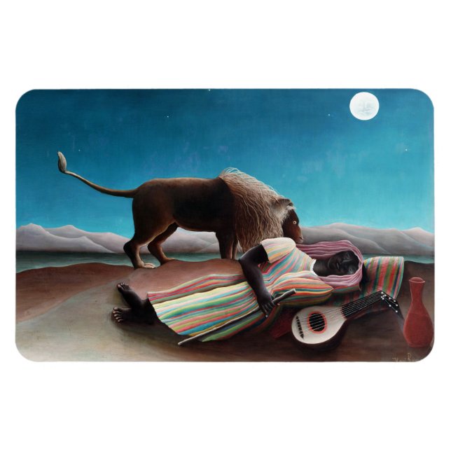 Henri Rousseau Vintagen för romer Magnet (Horisontell)
