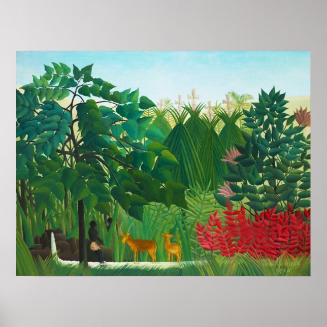 Henri Rousseau Waterfall Poster (Framsidan)