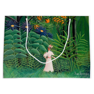 Henri Rousseau - Woman Walking in an Exotic Forest