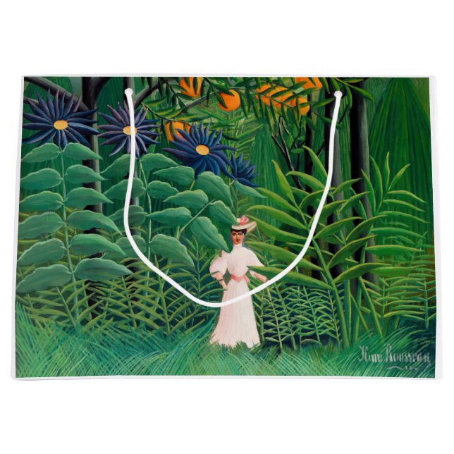 Henri Rousseau - Woman Walking in an Exotic Forest (Framsidan)