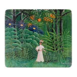 Henri Rousseau - Woman Walking in an Exotic Forest
