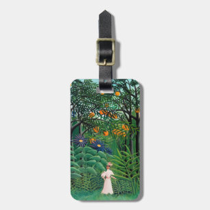 Henri Rousseau - Woman Walking in an Exotic Forest Bagagebricka